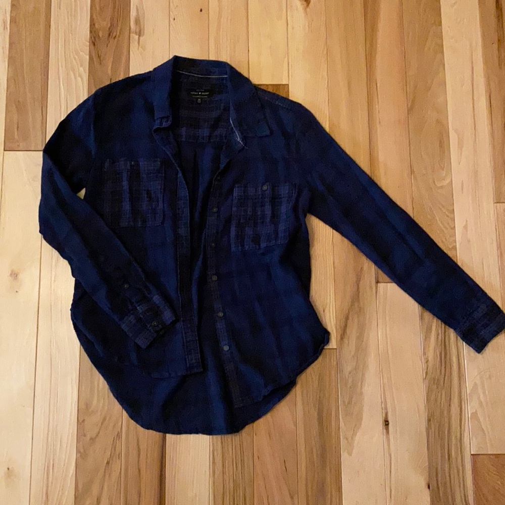 Lucky Brand Plaid Button Down Shirt
